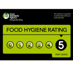 B&B Plymouth - Food Rating - The Firs B and B Plymouth